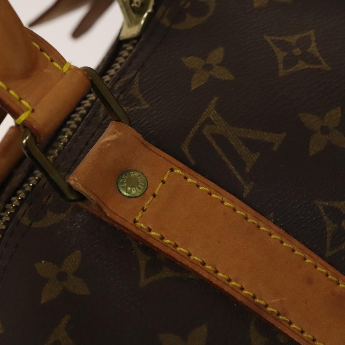 LOUIS VUITTON Monogram Keepall Bandouliere 50 Boston Bag M41416 LV Auth 137509