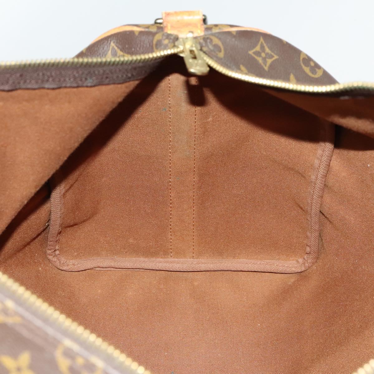 LOUIS VUITTON Monogram Keepall Bandouliere 50 Boston Bag M41416 LV Auth 137509