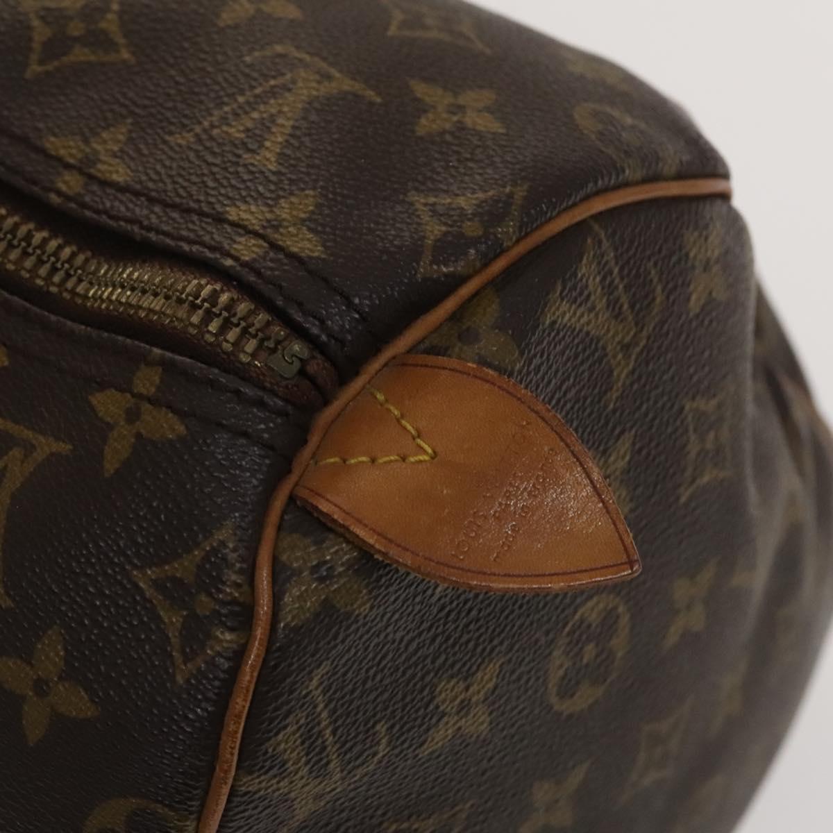 LOUIS VUITTON Monogram Speedy 40 Hand Bag M41522 LV Auth 137530