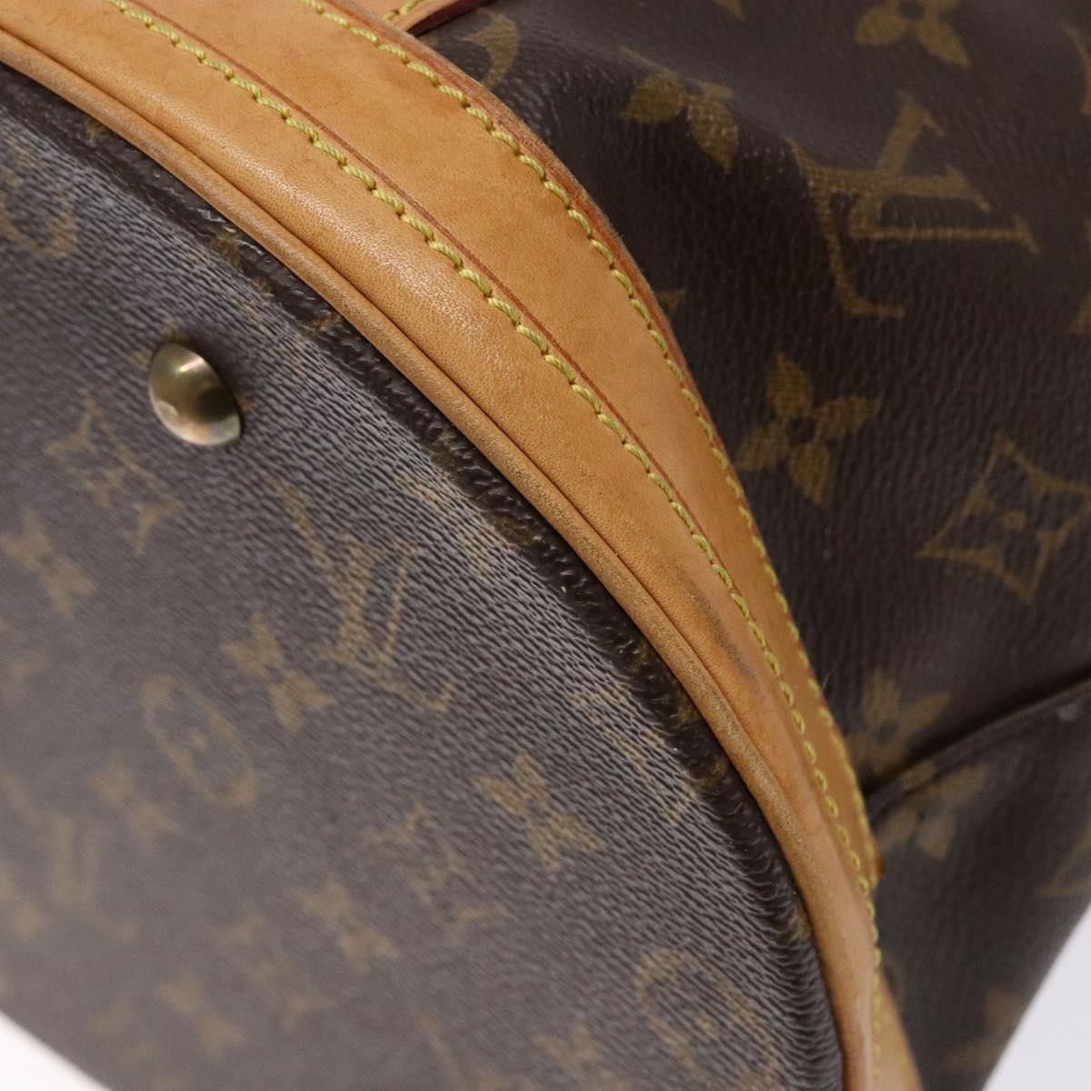 LOUIS VUITTON Monogram Bucket GM Shoulder Bag M42236 LV Auth 137558