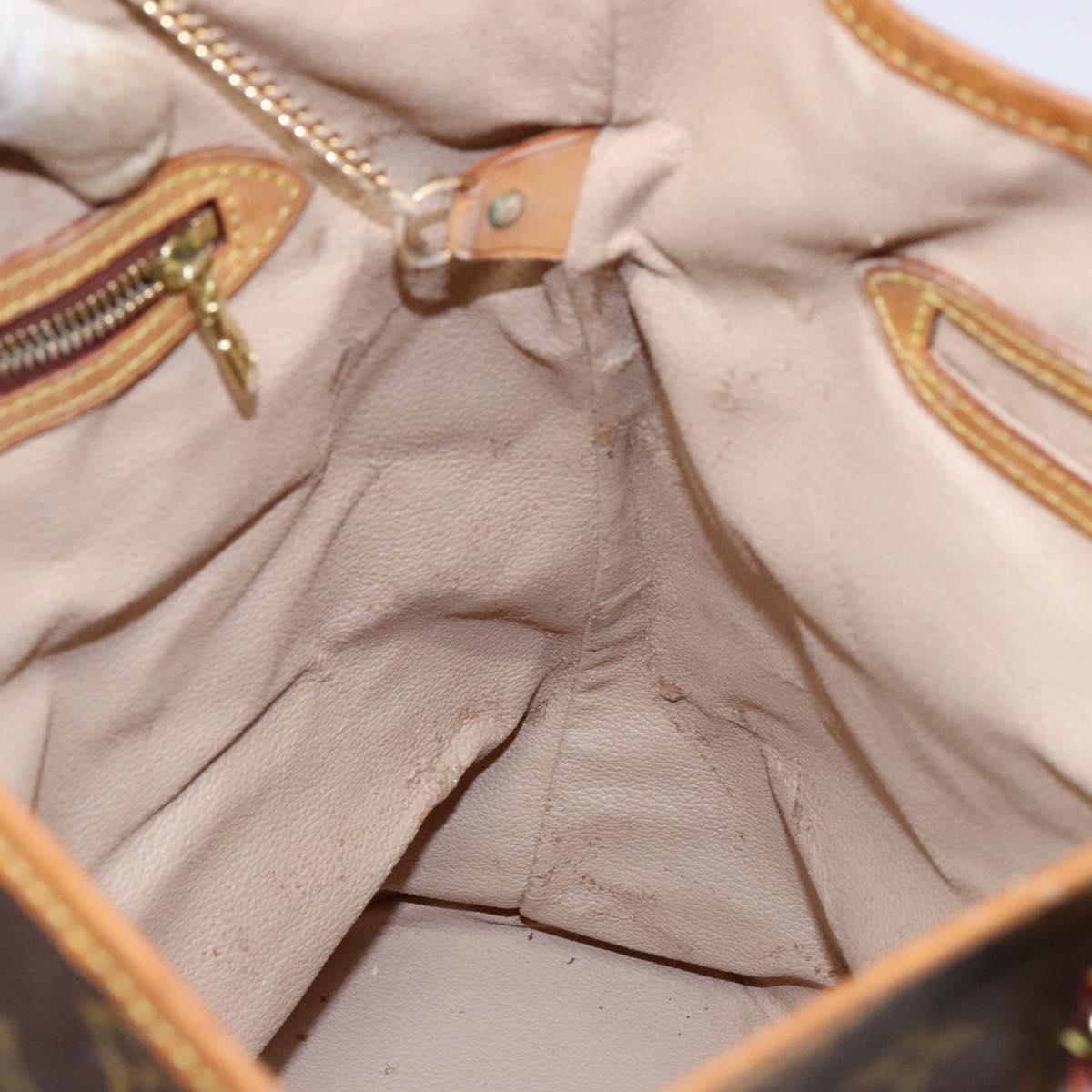 LOUIS VUITTON Monogram Bucket GM Shoulder Bag M42236 LV Auth 137558
