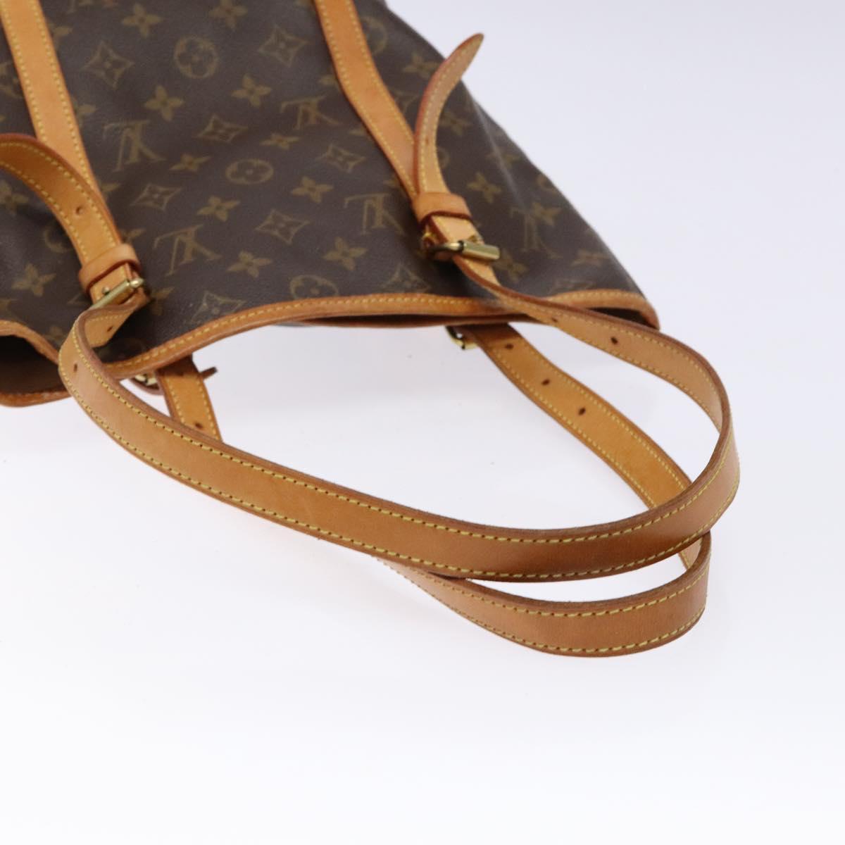 LOUIS VUITTON Monogram Bucket GM Shoulder Bag M42236 LV Auth 137558