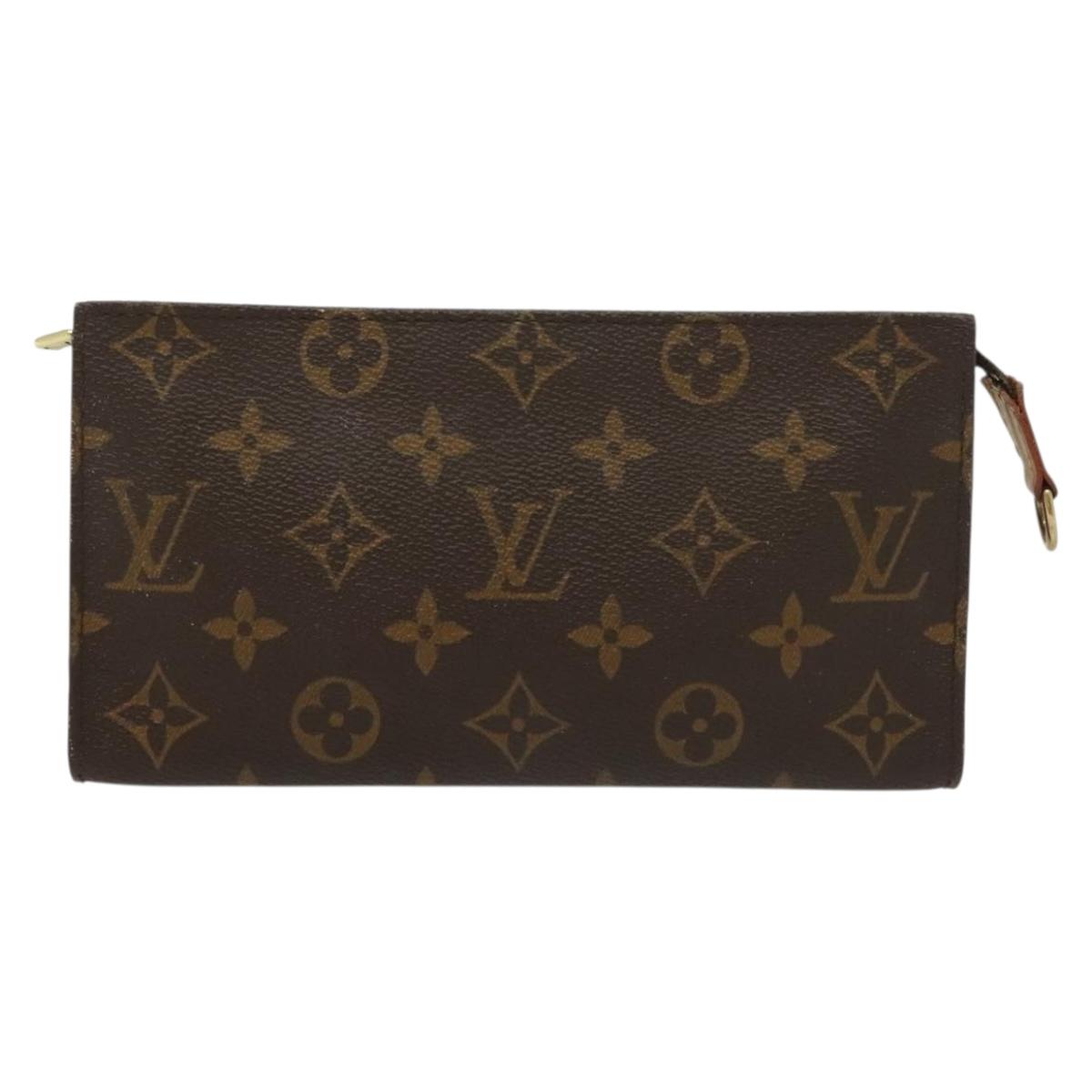 LOUIS VUITTON Monogram Bucket GM Accessory Pouch LV Auth 137559
