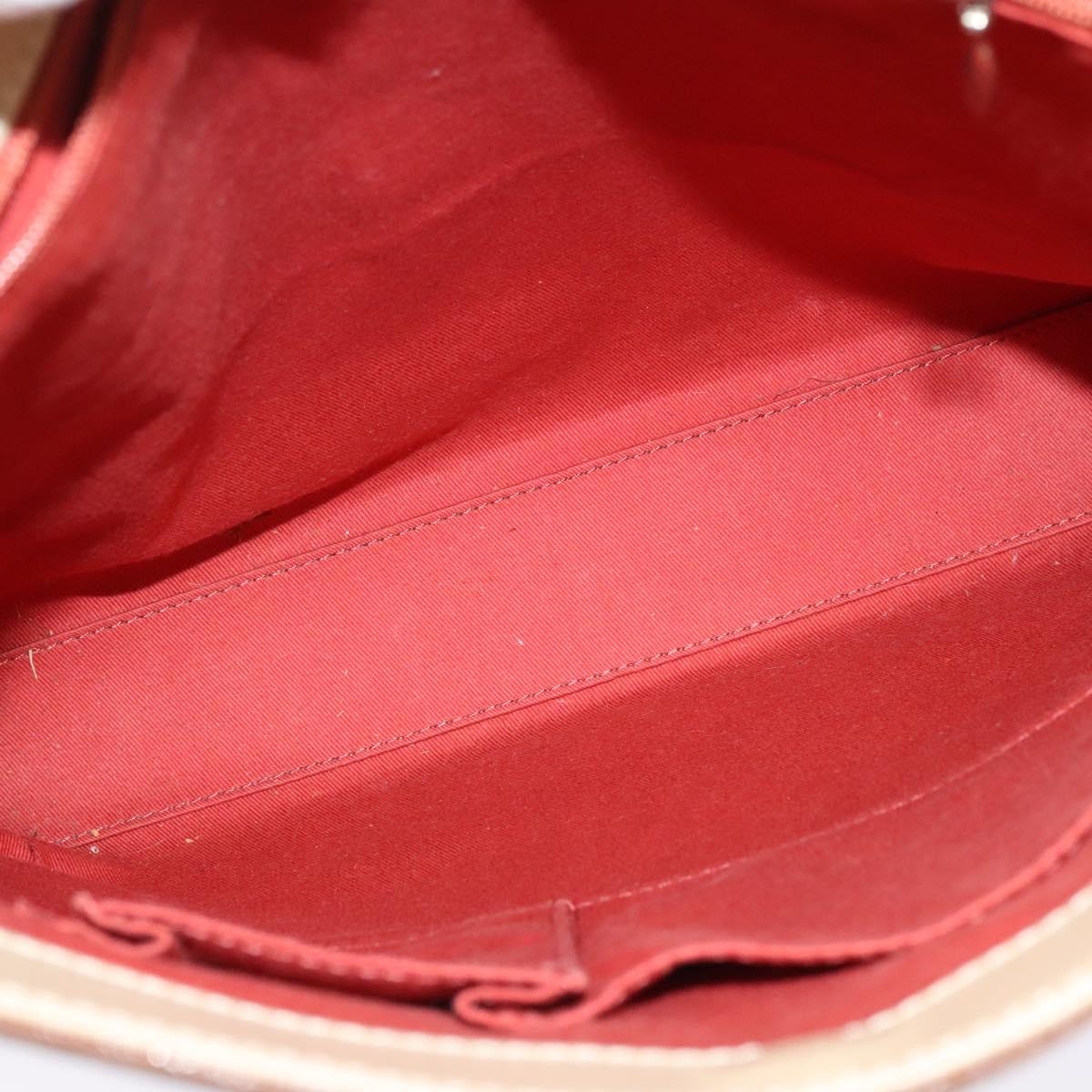 BURBERRY Nova Check Blue Label Shoulder Bag Canvas Leather Pink Auth 137567