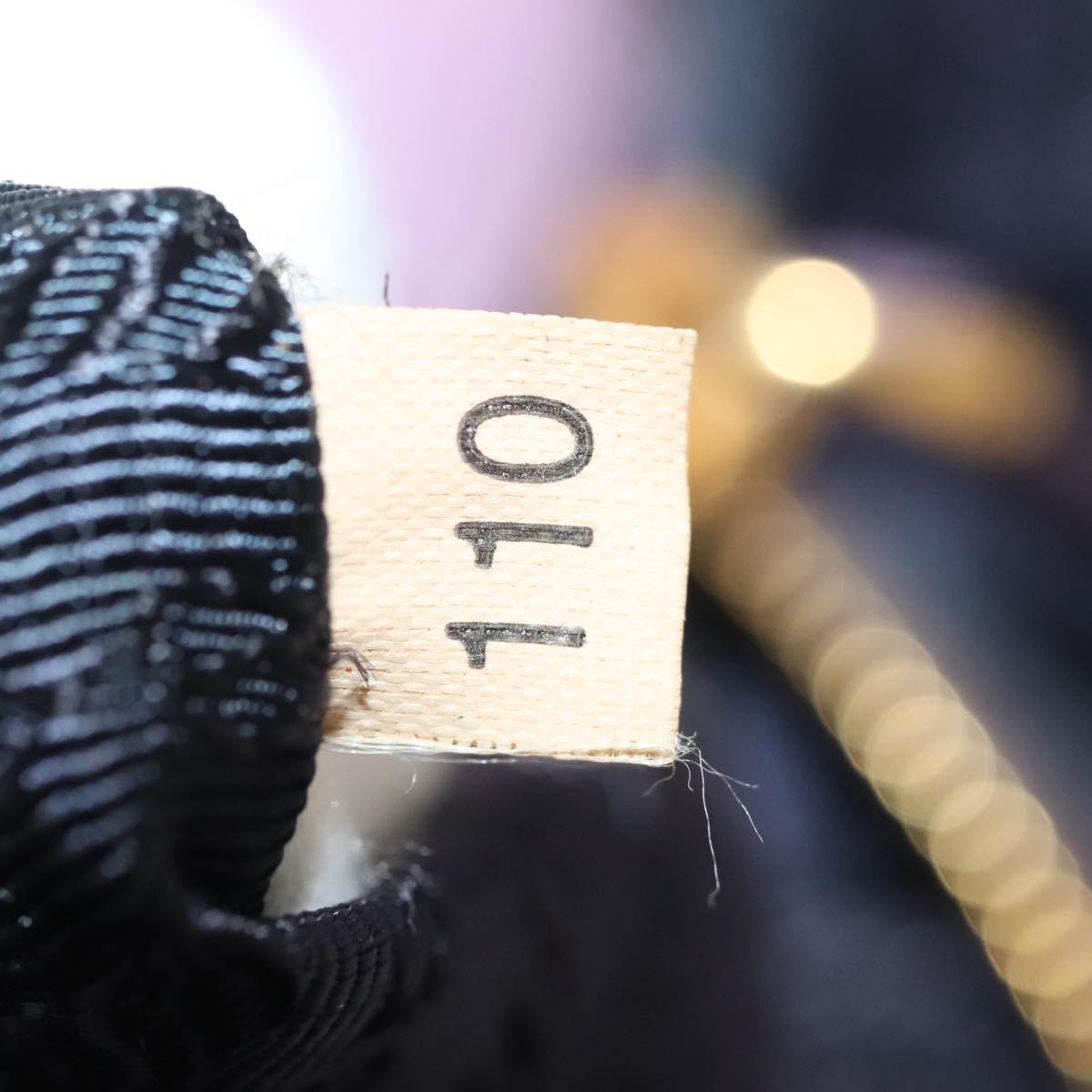 PRADA Hand Bag Nylon Purple Gold Auth 137586