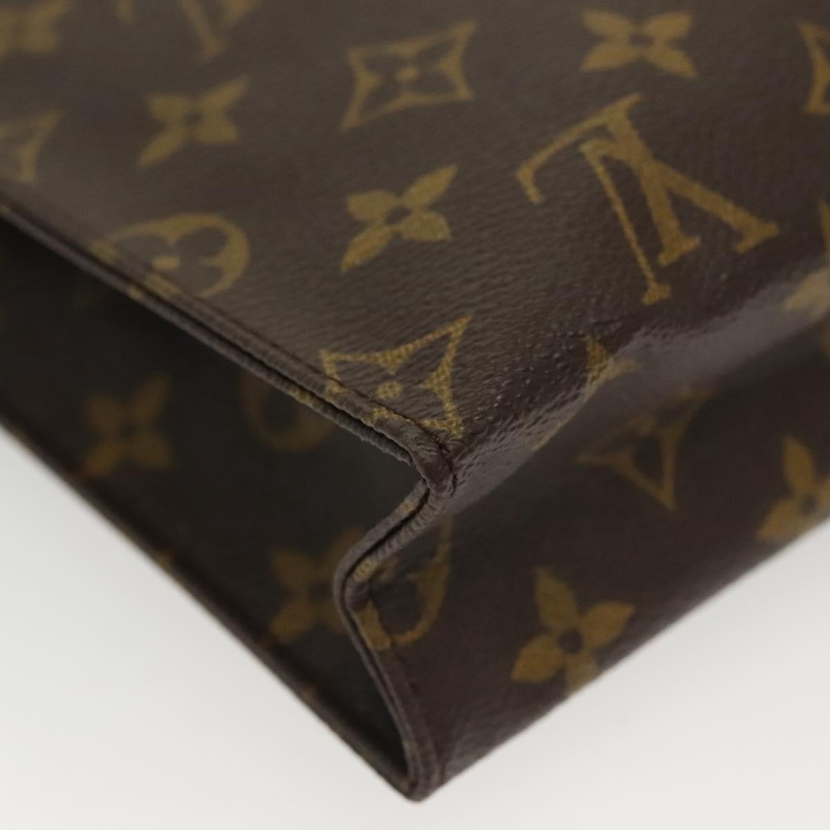 LOUIS VUITTON Monogram Poche Toilette 26 Pouch M47542 LV Auth 137596