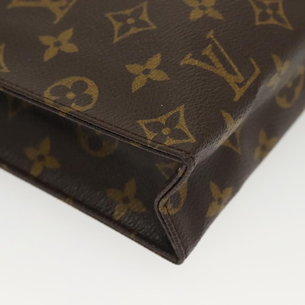 LOUIS VUITTON Monogram Poche Toilette 26 Pouch M47542 LV Auth 137596