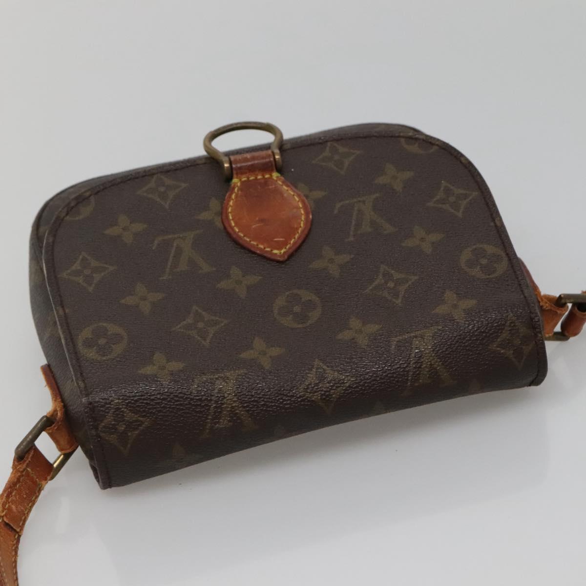 LOUIS VUITTON Monogram Saint Cloud MM Shoulder Bag M51243 LV Auth 137615