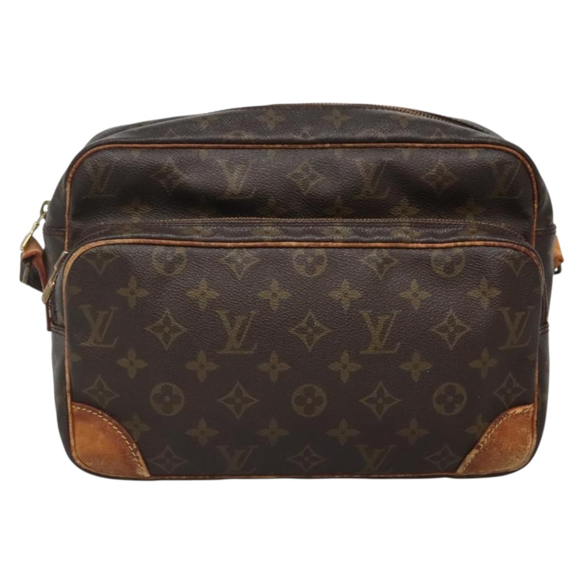 LOUIS VUITTON Monogram Nile Shoulder Bag M45244 LV Auth 137617