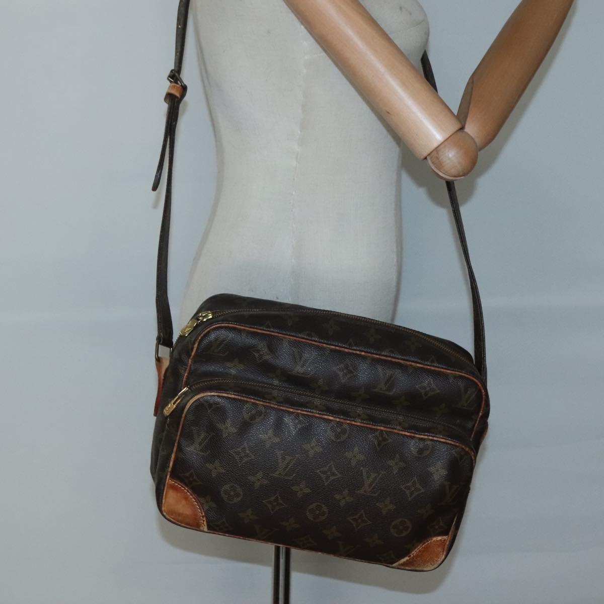 LOUIS VUITTON Monogram Nile Shoulder Bag M45244 LV Auth 137617