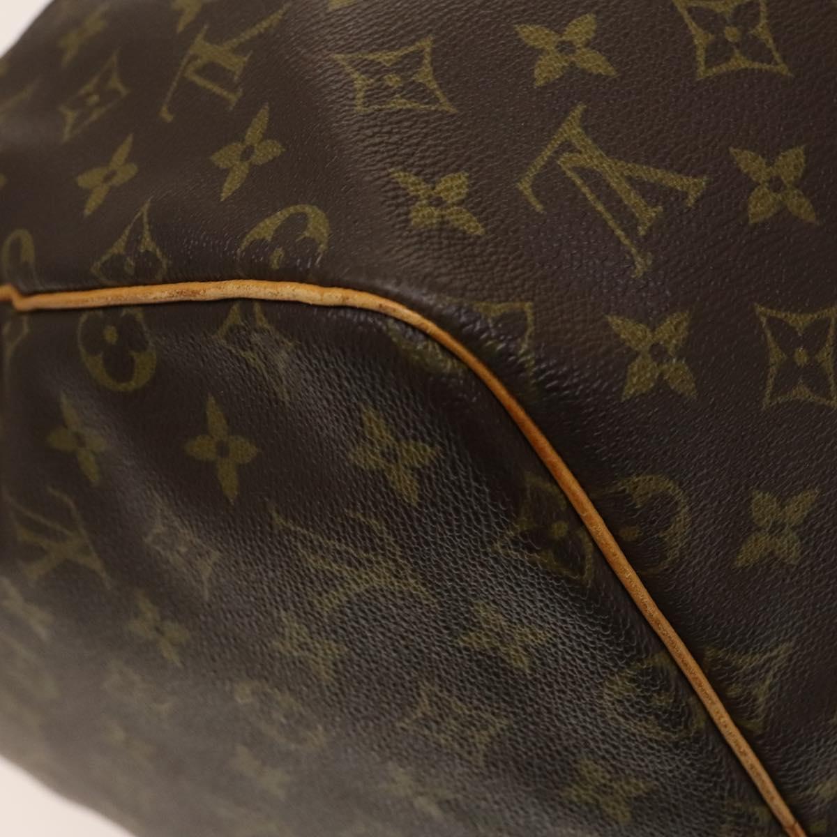 LOUIS VUITTON Monogram Keepall 55 Boston Bag M41424 LV Auth 137635