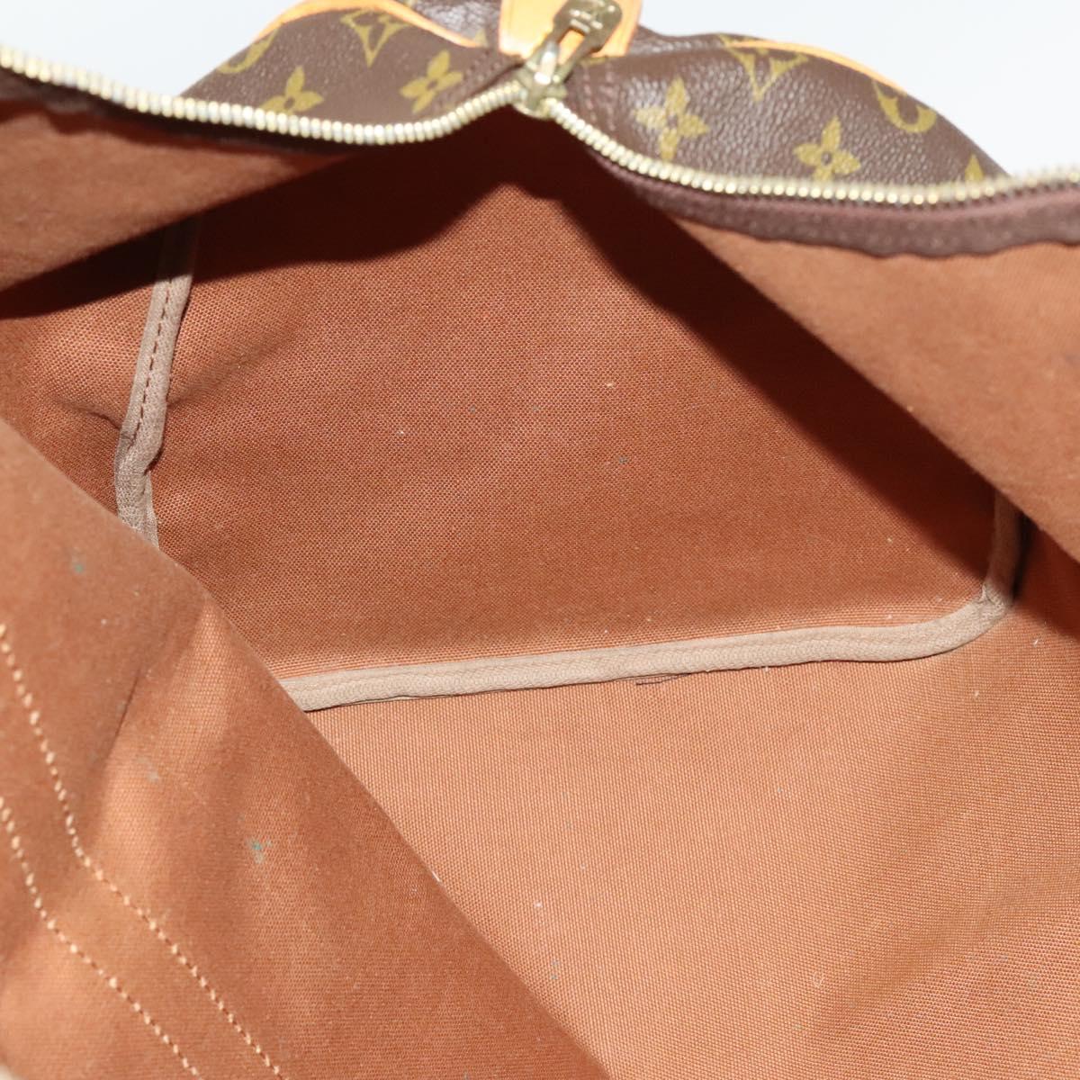 LOUIS VUITTON Monogram Keepall 55 Boston Bag M41424 LV Auth 137635