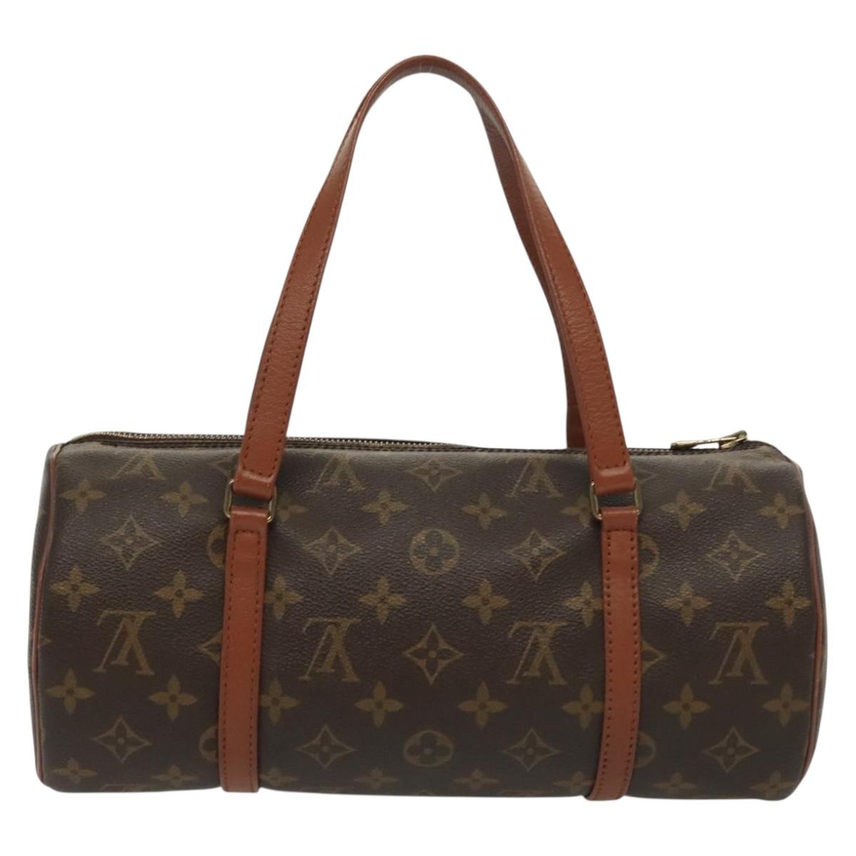 LOUIS VUITTON Monogram Papillon 30 Hand Bag M51385 LV Auth 137655