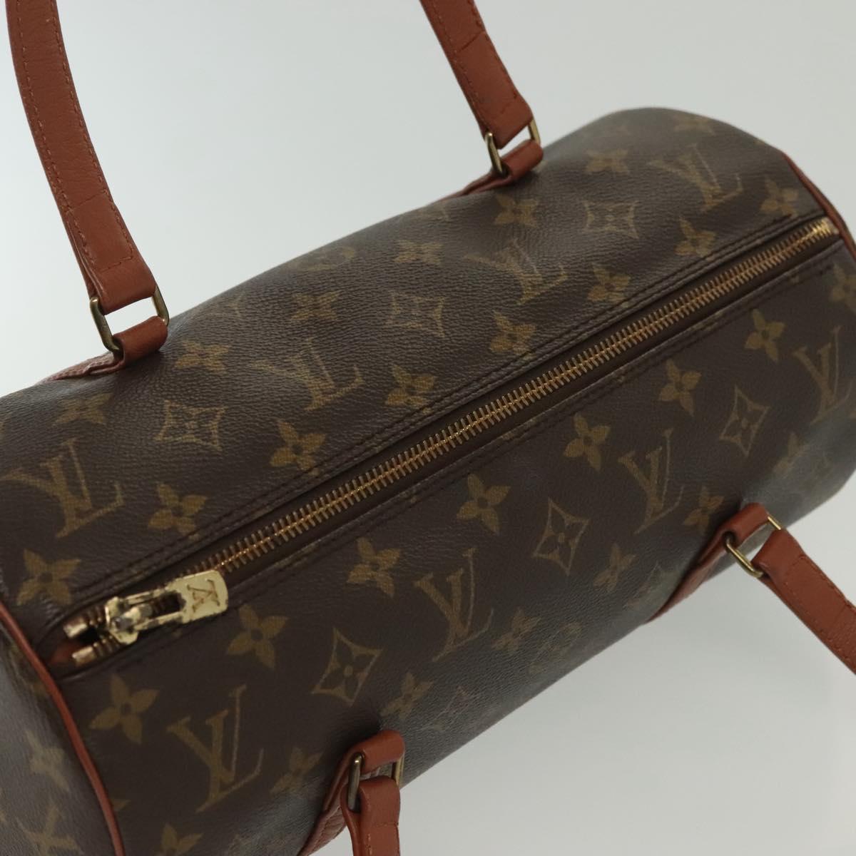LOUIS VUITTON Monogram Papillon 30 Hand Bag M51385 LV Auth 137655