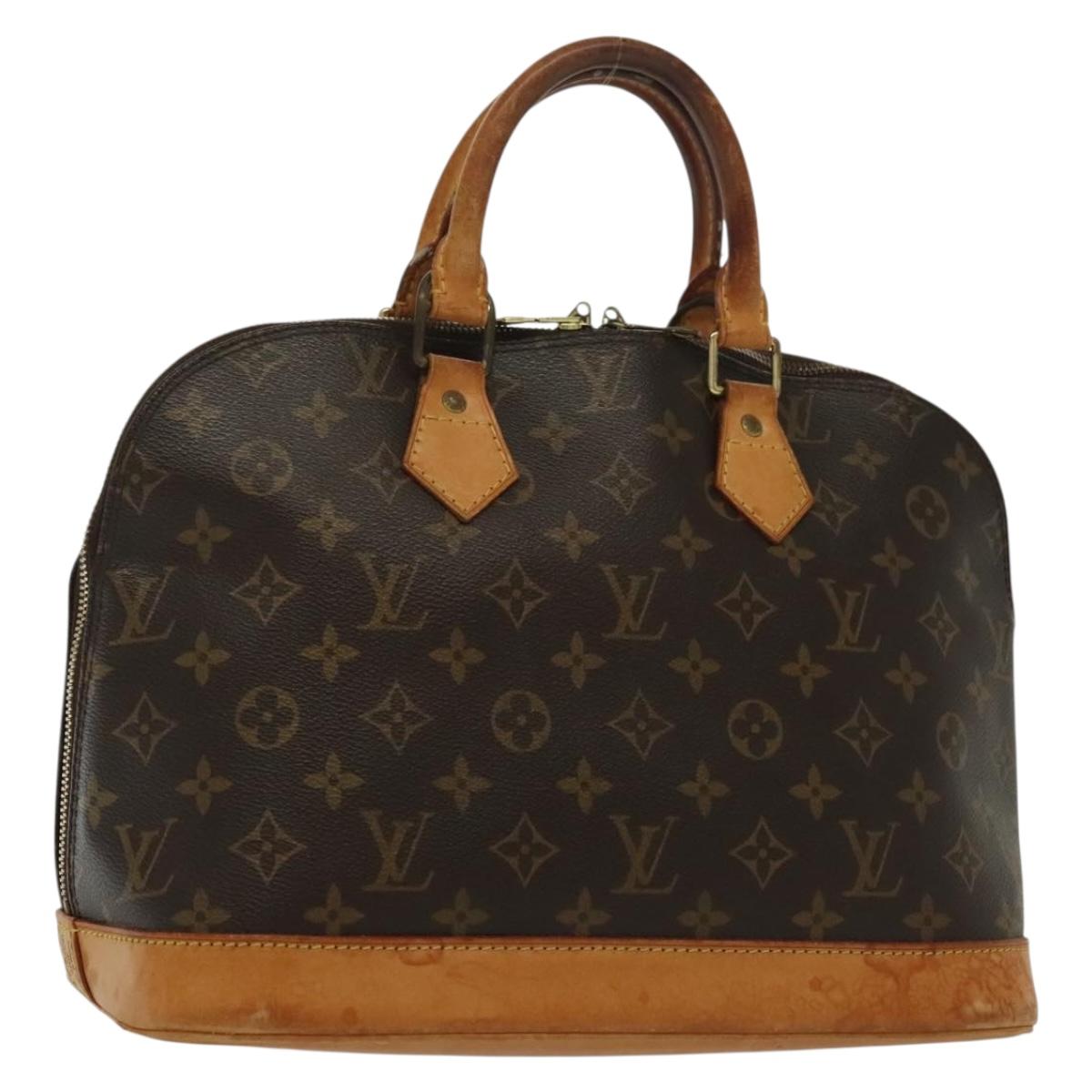 LOUIS VUITTON Monogram Alma Hand Bag M51130 LV Auth 137660