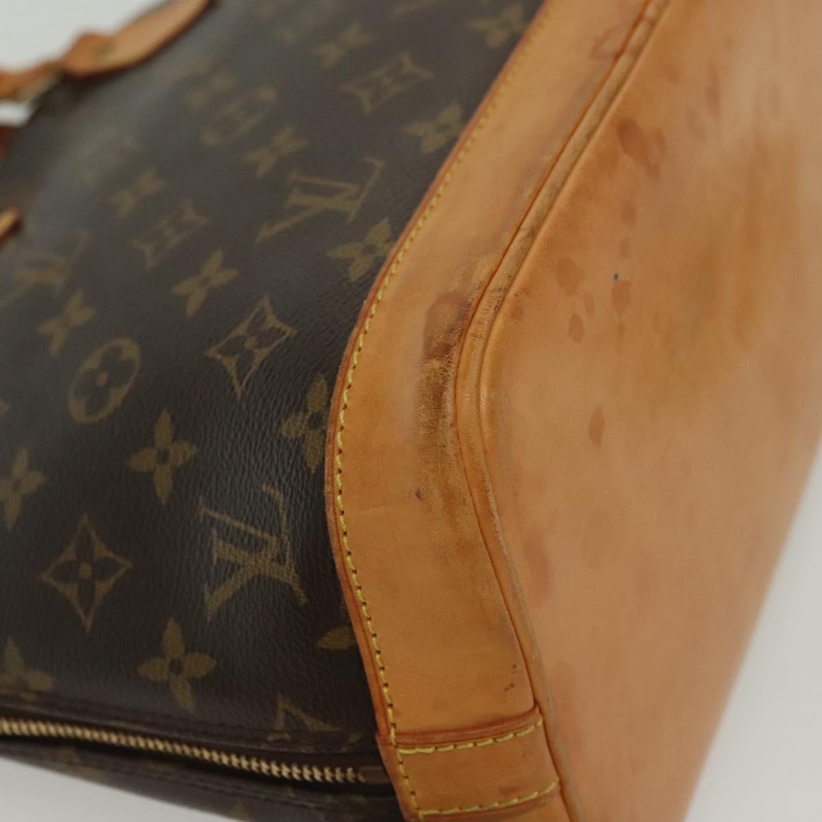 LOUIS VUITTON Monogram Alma Hand Bag M51130 LV Auth 137660