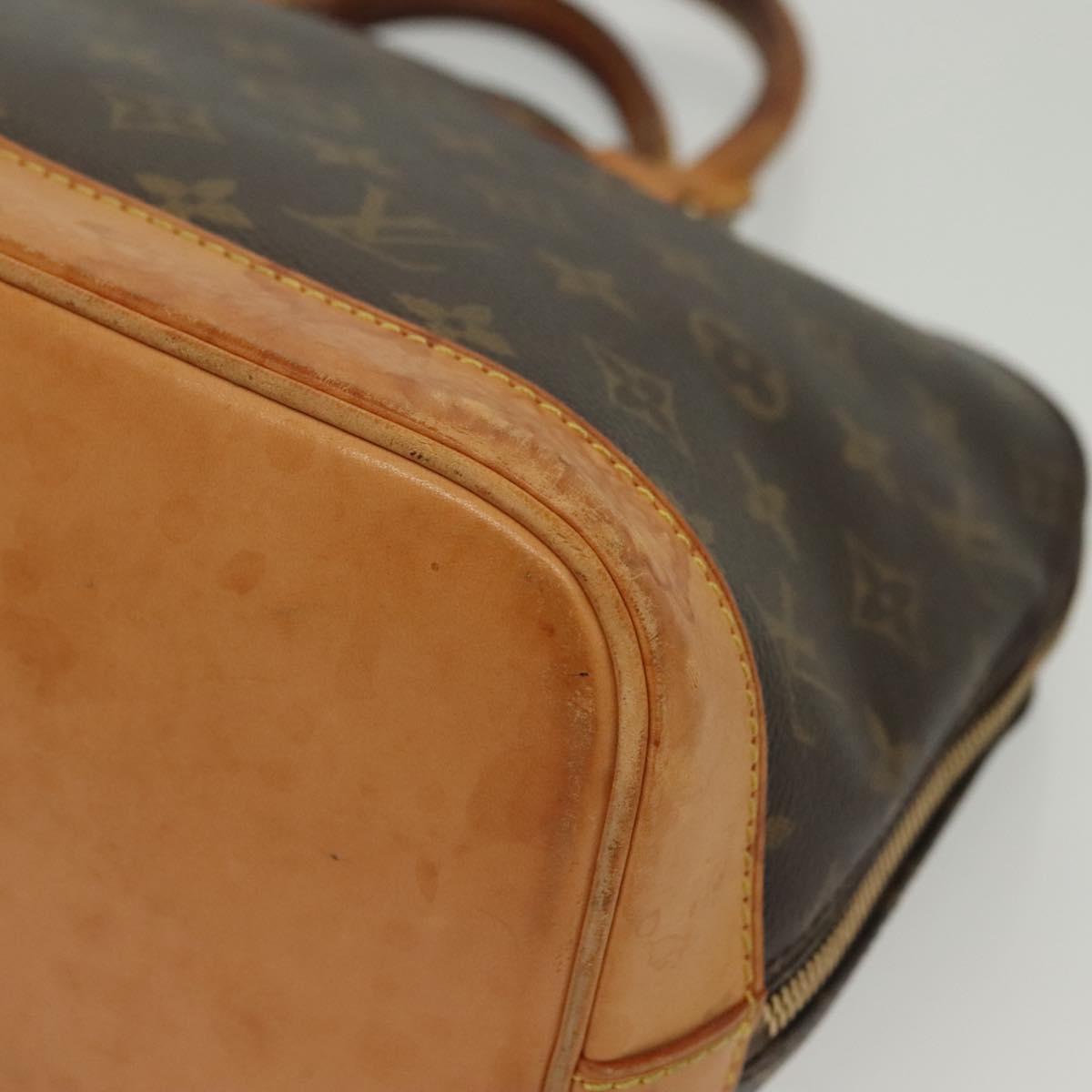 LOUIS VUITTON Monogram Alma Hand Bag M51130 LV Auth 137660