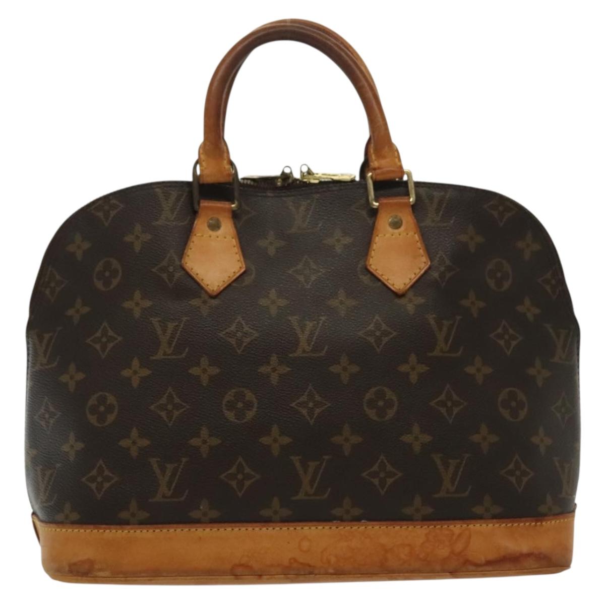 LOUIS VUITTON Monogram Alma Hand Bag M51130 LV Auth 137660