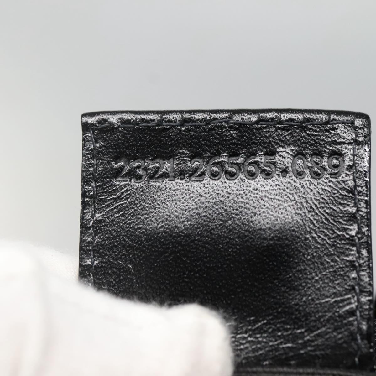 FENDI Tote Bag Black Gold Auth 137668