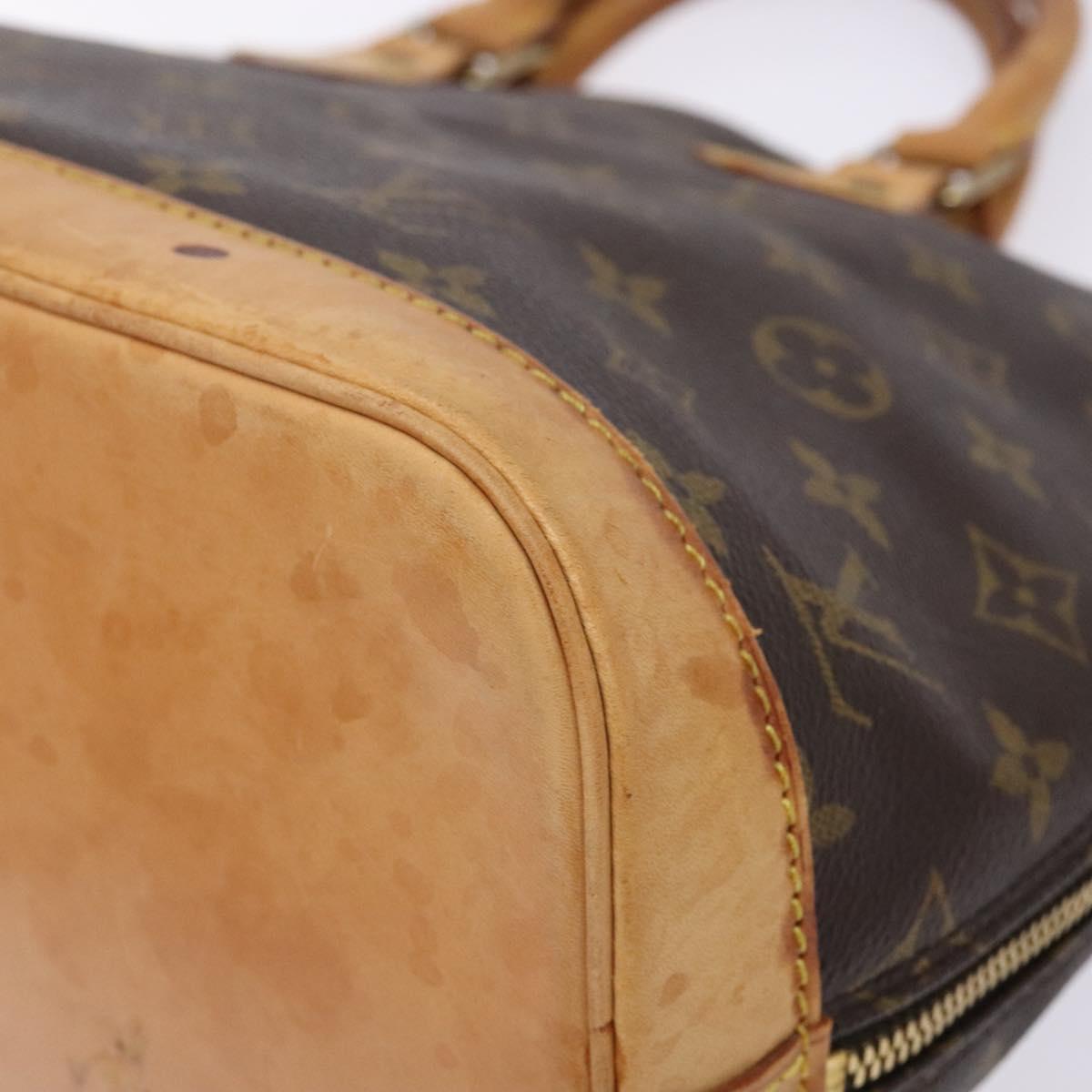 LOUIS VUITTON Monogram Alma Hand Bag M51130 LV Auth 137688