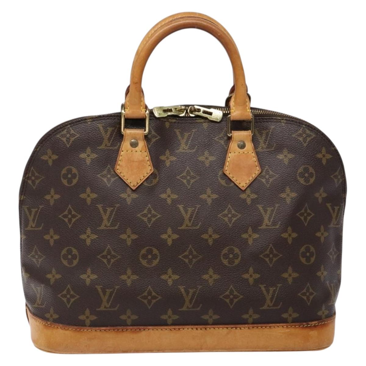 LOUIS VUITTON Monogram Alma Hand Bag M51130 LV Auth 137688