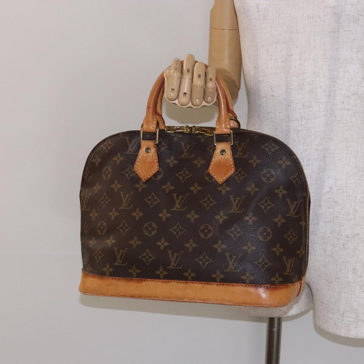 LOUIS VUITTON Monogram Alma Hand Bag M51130 LV Auth 137688