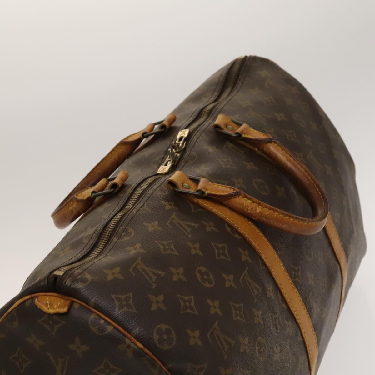 LOUIS VUITTON Monogram Keepall 50 Boston Bag M41426 LV Auth 137697