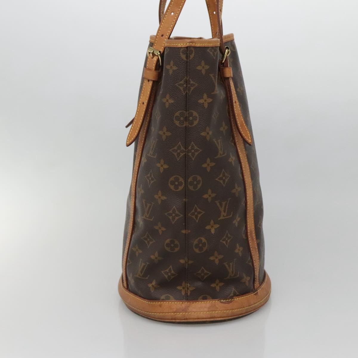 LOUIS VUITTON Monogram Bucket GM Shoulder Bag M42236 LV Auth 137712