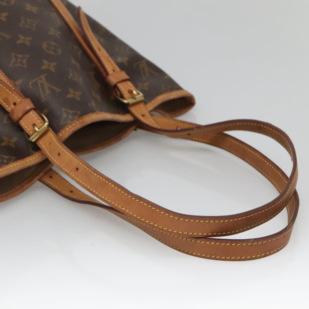 LOUIS VUITTON Monogram Bucket GM Shoulder Bag M42236 LV Auth 137712