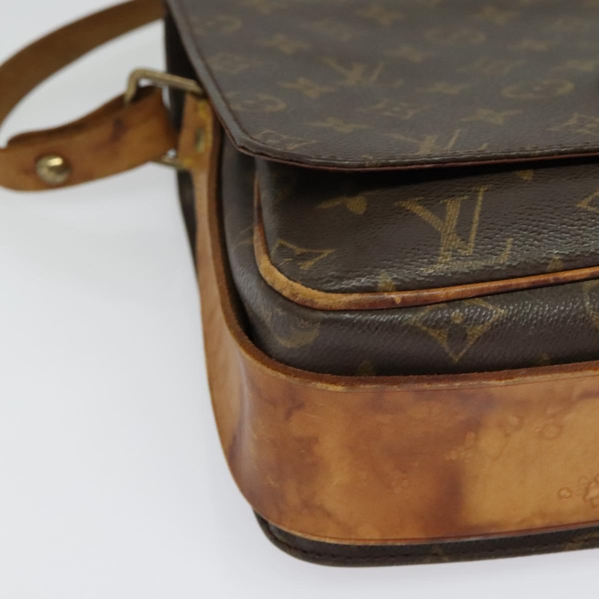 LOUIS VUITTON Monogram Cartouchiere GM Shoulder Bag M51252 LV Auth 137723