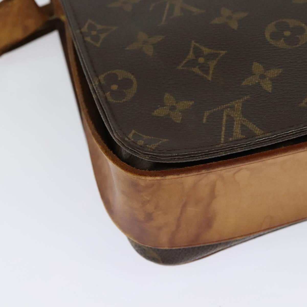 LOUIS VUITTON Monogram Cartouchiere GM Shoulder Bag M51252 LV Auth 137723