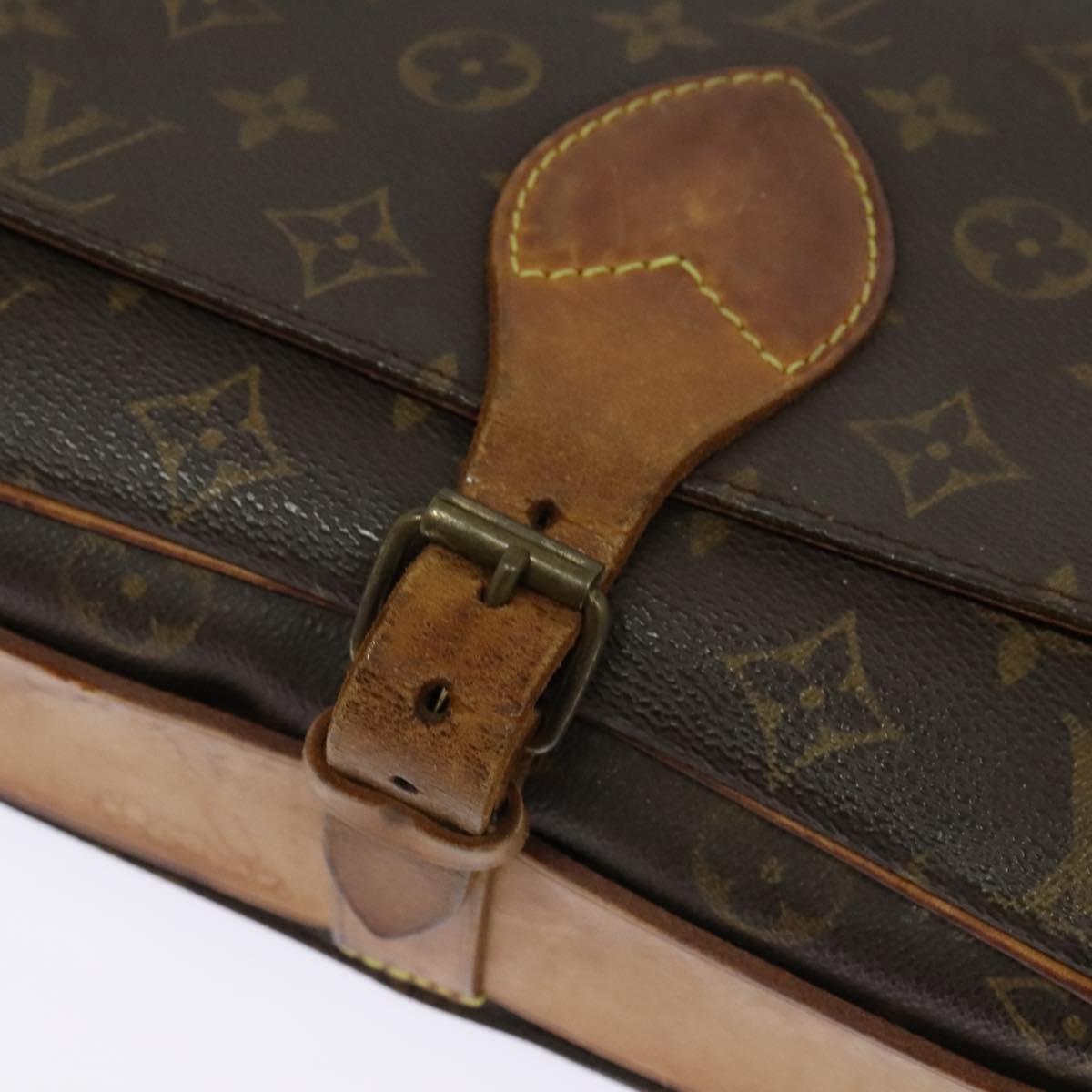 LOUIS VUITTON Monogram Cartouchiere GM Shoulder Bag M51252 LV Auth 137723