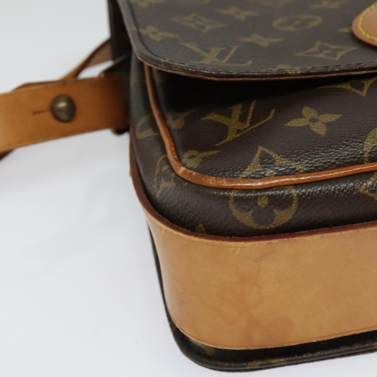 LOUIS VUITTON Monogram Cartouchiere MM Shoulder Bag M51253 LV Auth 137736