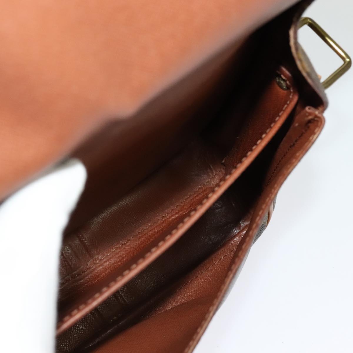 LOUIS VUITTON Monogram Cartouchiere MM Shoulder Bag M51253 LV Auth 137736