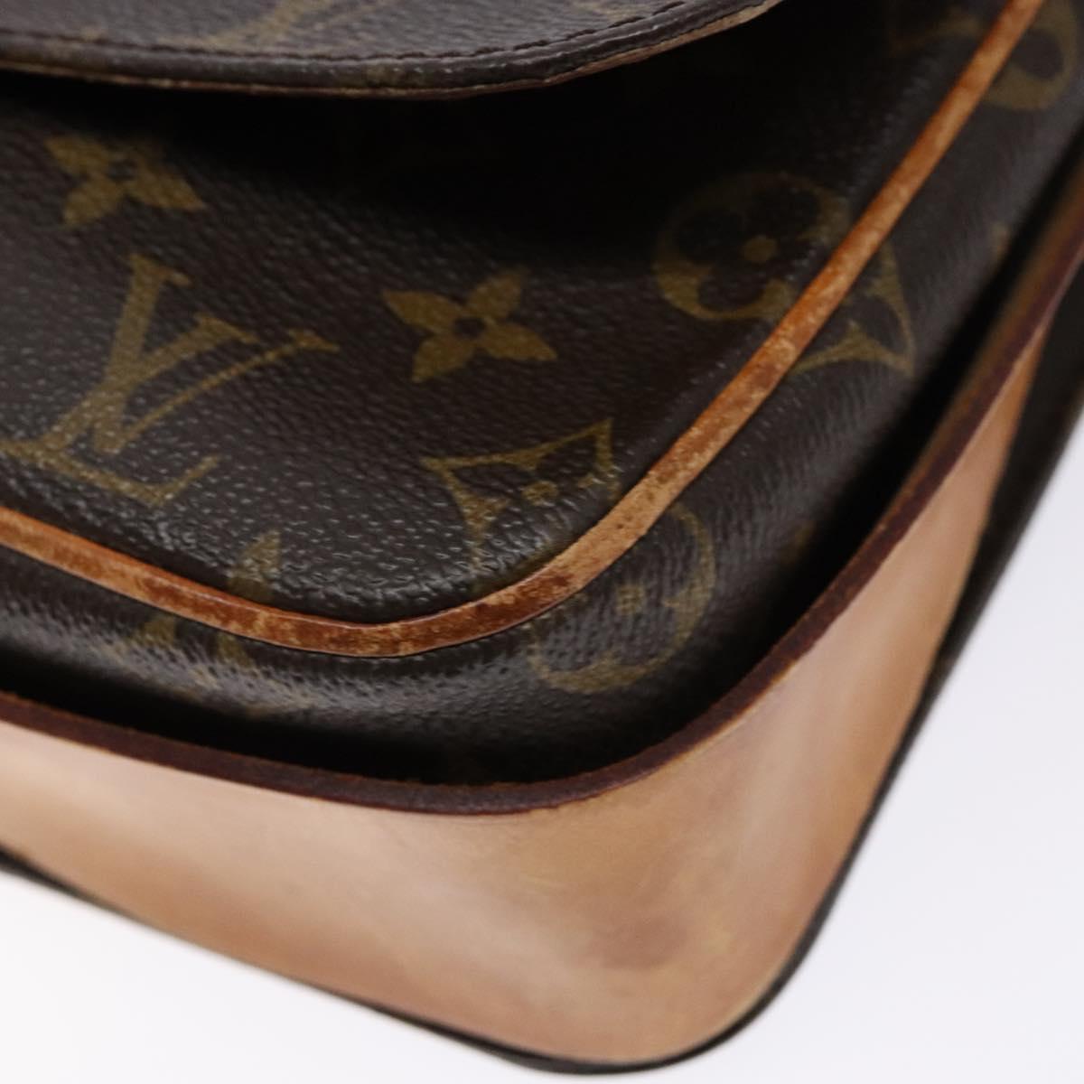 LOUIS VUITTON Monogram Cartouchiere GM Shoulder Bag M51252 LV Auth 137737