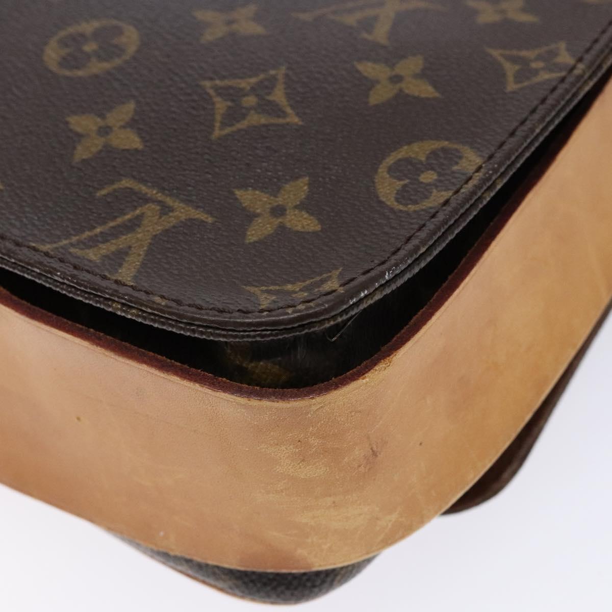 LOUIS VUITTON Monogram Cartouchiere GM Shoulder Bag M51252 LV Auth 137737