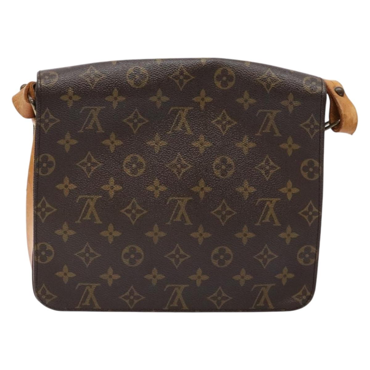 LOUIS VUITTON Monogram Cartouchiere GM Shoulder Bag M51252 LV Auth 137737