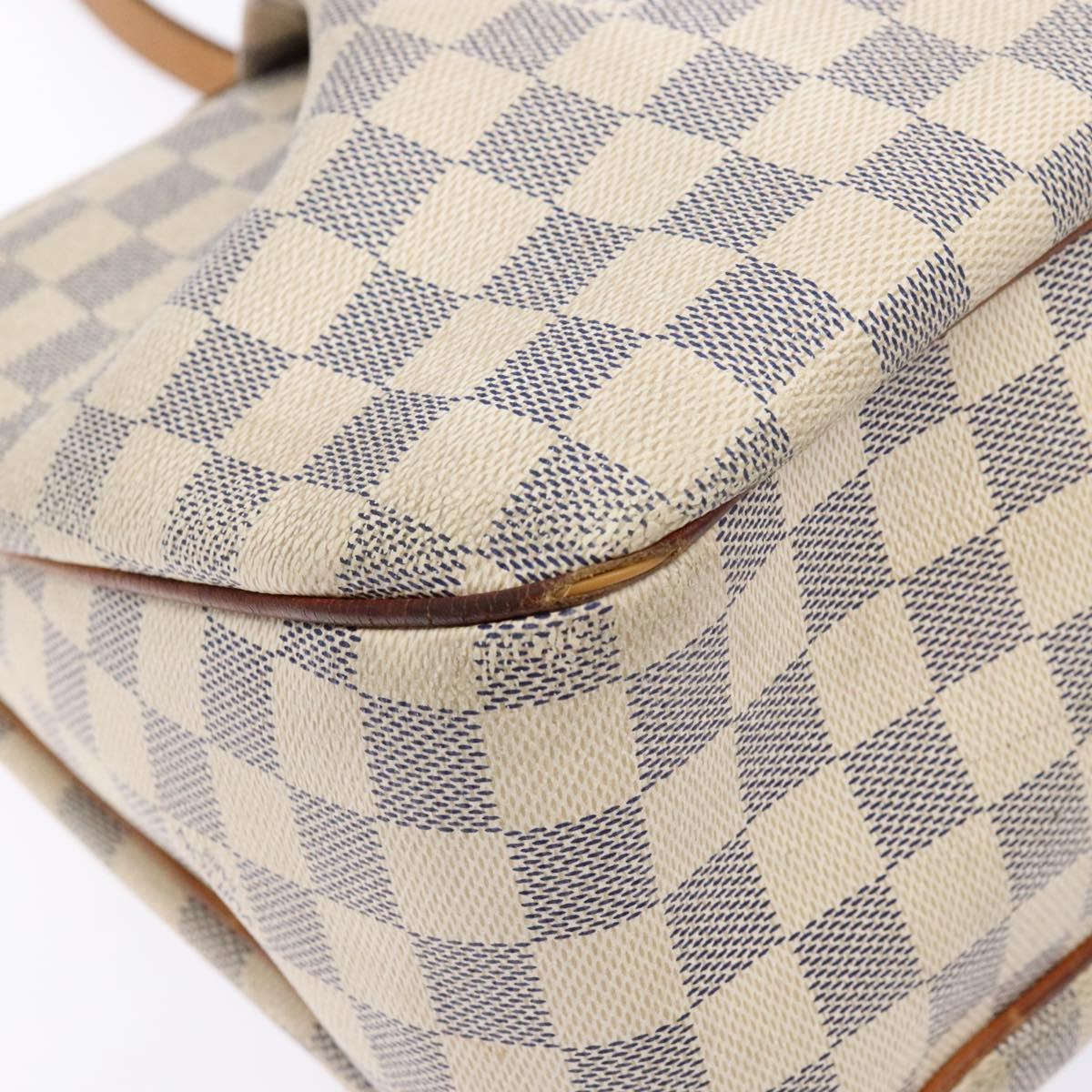 LOUIS VUITTON Damier Azur Siracusa MM Shoulder Bag N41112 LV Auth 137754
