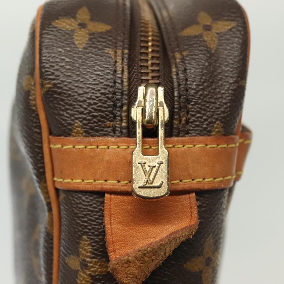 LOUIS VUITTON Monogram Compiegne 28 Clutch Bag M51845 LV Auth 137779