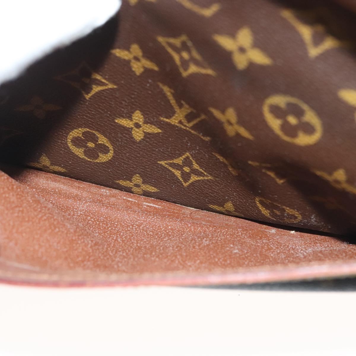 LOUIS VUITTON Monogram Compiegne 28 Clutch Bag M51845 LV Auth 137779