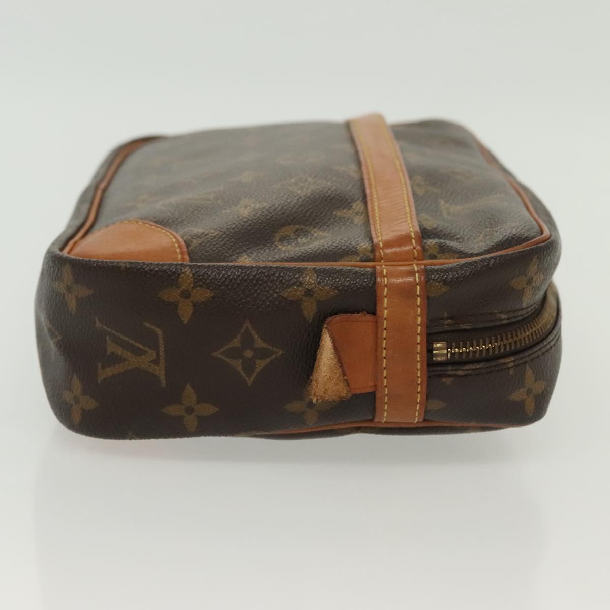 LOUIS VUITTON Monogram Compiegne 28 Clutch Bag M51845 LV Auth 137779
