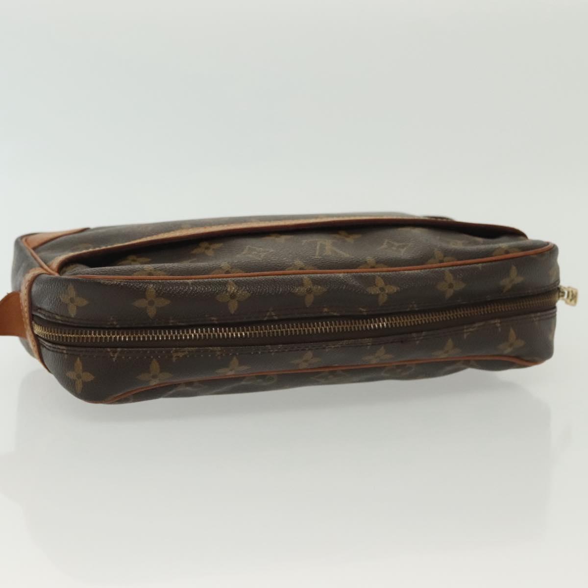 LOUIS VUITTON Monogram Compiegne 28 Clutch Bag M51845 LV Auth 137779