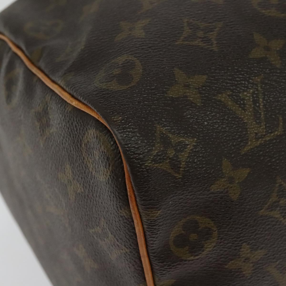 LOUIS VUITTON Monogram Speedy 35 Hand Bag M41524 LV Auth 137782