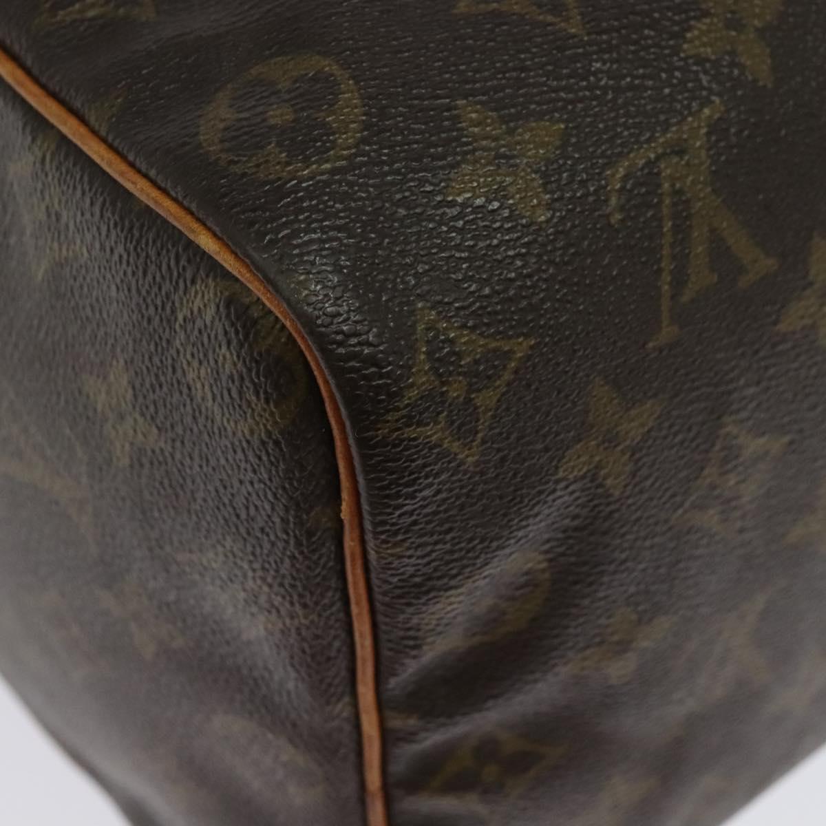 LOUIS VUITTON Monogram Speedy 35 Hand Bag M41524 LV Auth 137782