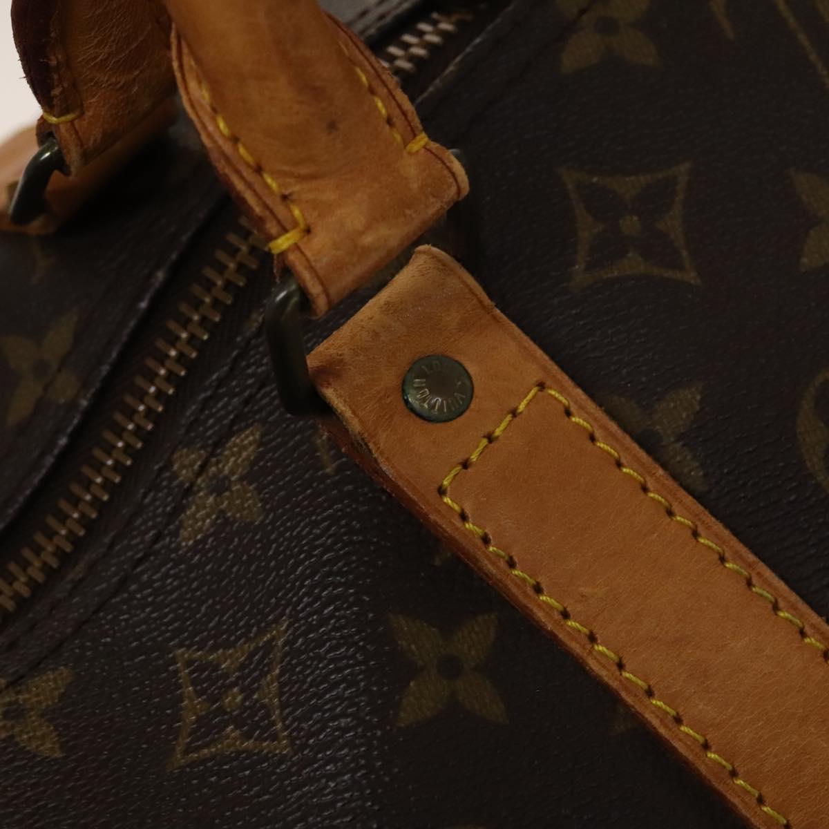LOUIS VUITTON Monogram Keepall 60 Boston Bag M41422 LV Auth 137784