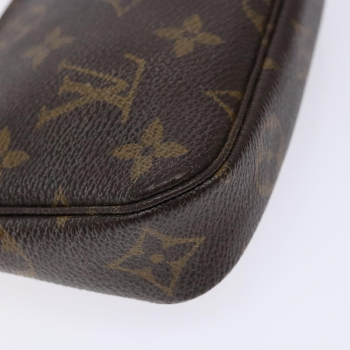 LOUIS VUITTON Monogram Mini Pochette Accessoires Pouch M58009 LV Auth 137805