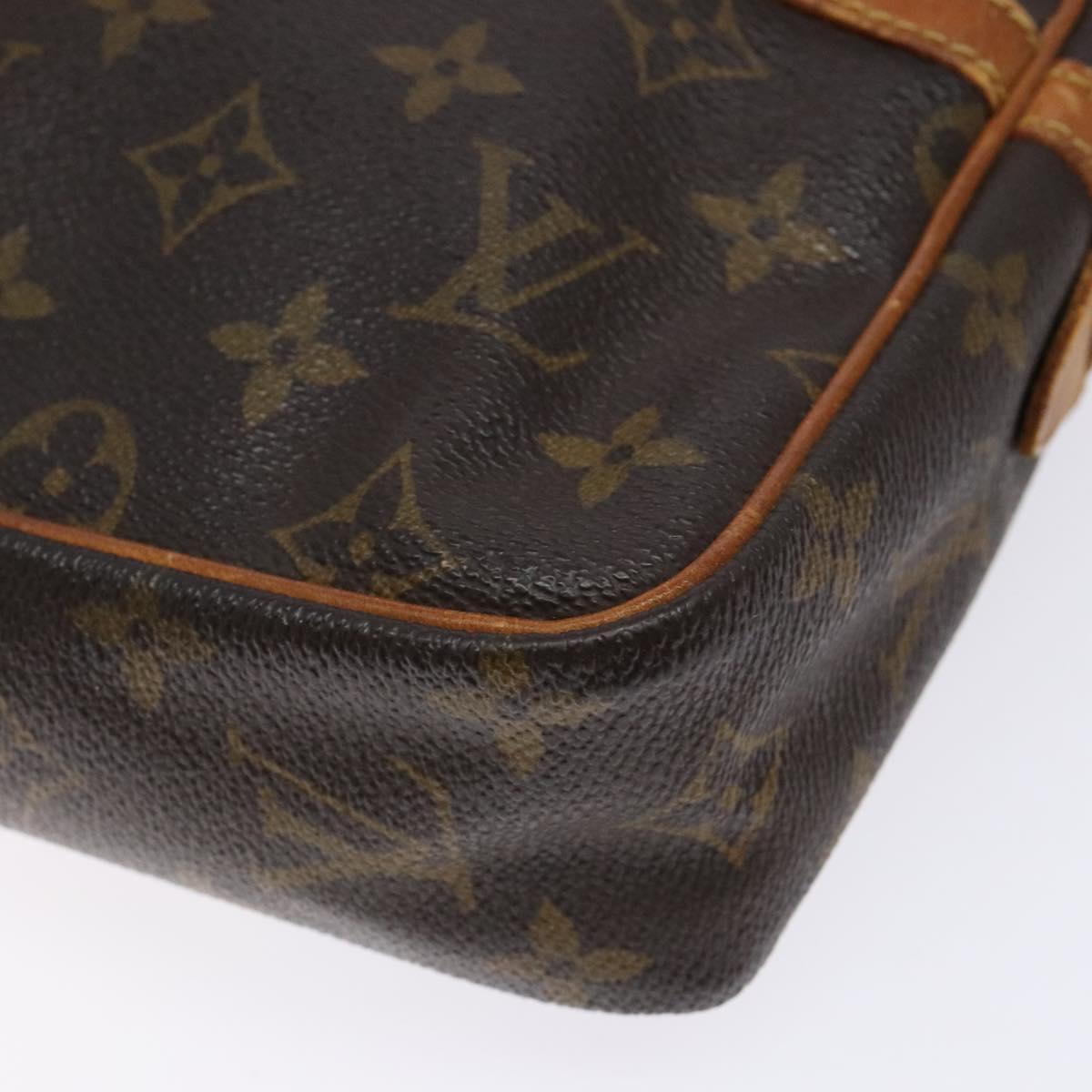 LOUIS VUITTON Monogram Compiegne 23 Clutch Bag M51847 LV Auth 137806