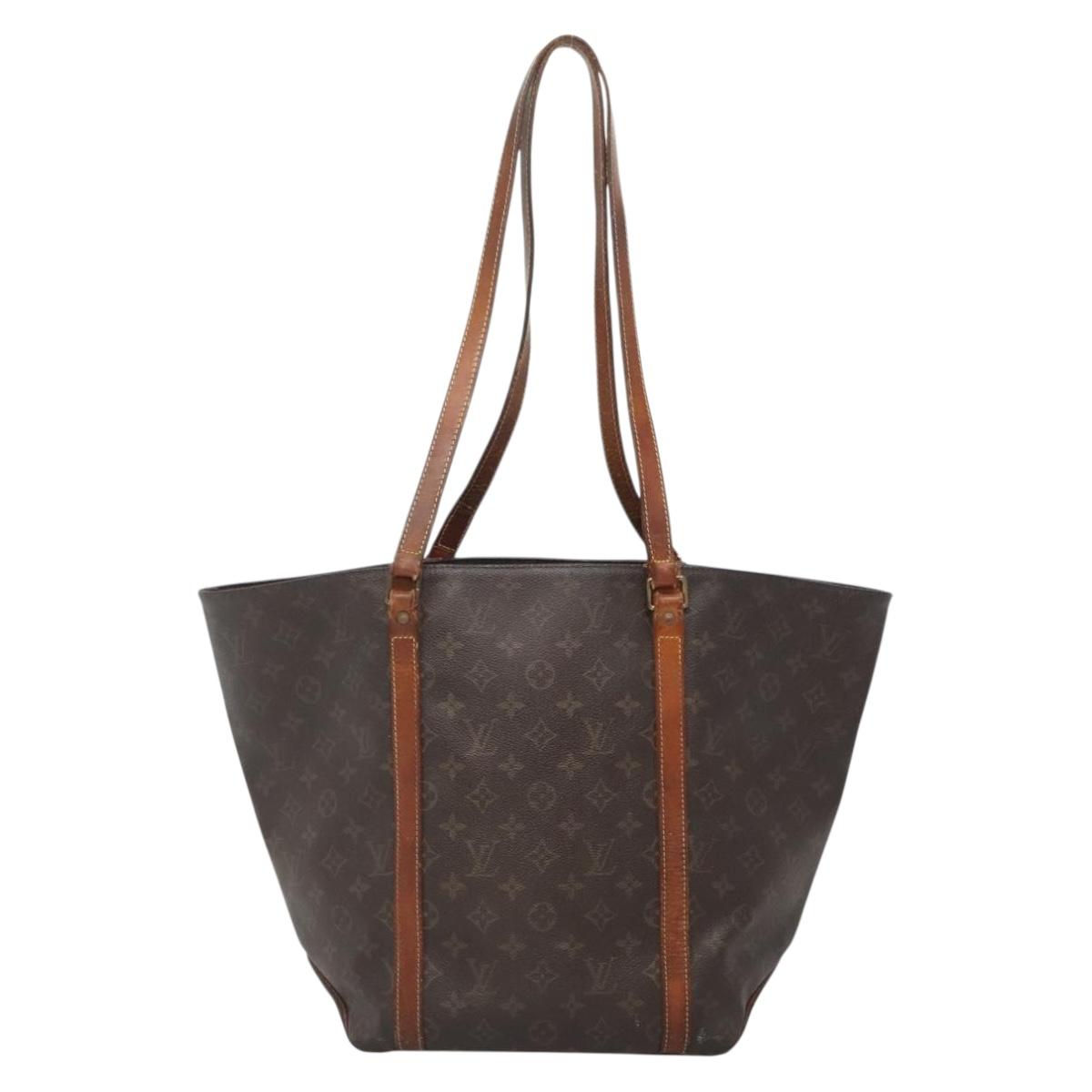 LOUIS VUITTON Monogram Sac Shopping Tote Bag M51108 LV Auth 137841