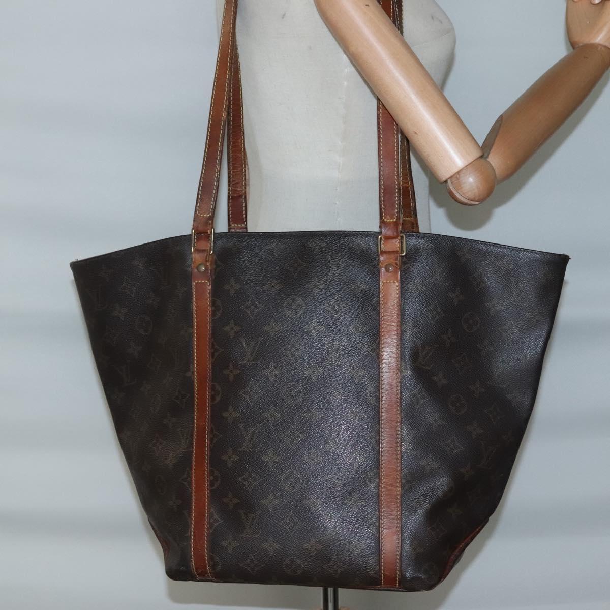 LOUIS VUITTON Monogram Sac Shopping Tote Bag M51108 LV Auth 137841