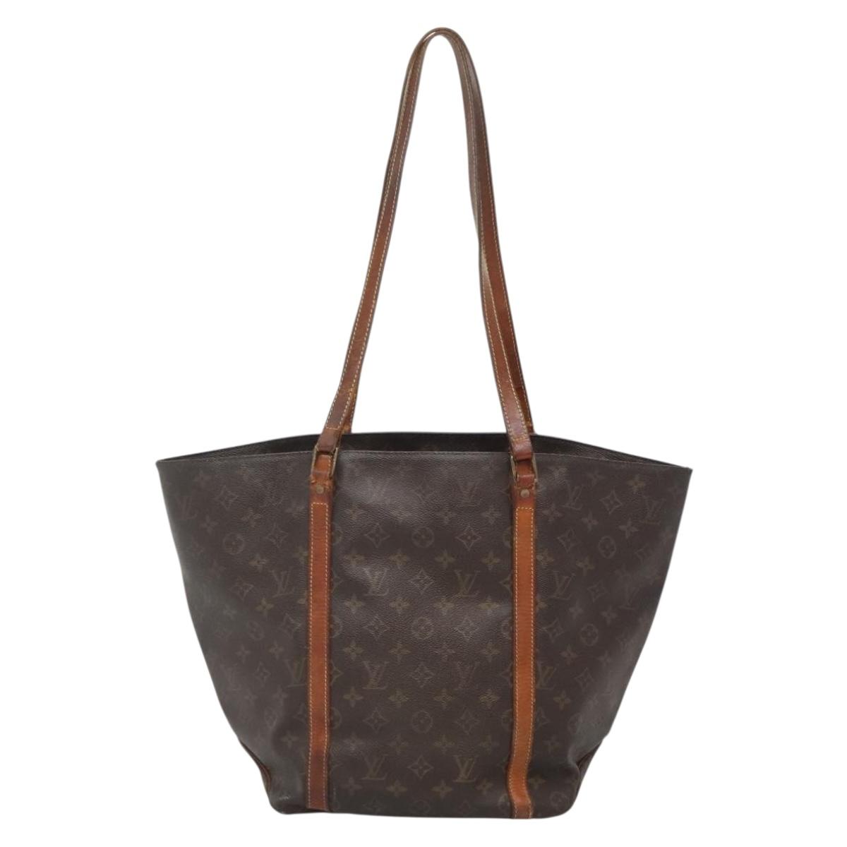 LOUIS VUITTON Monogram Sac Shopping Tote Bag M51108 LV Auth 137841